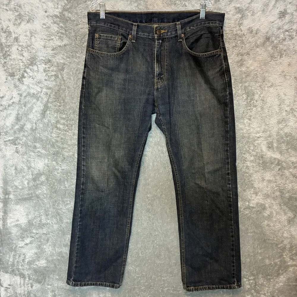 Signature Levis Mens Relaxed Straight Leg Jean 38x30* Classic Smart Casual